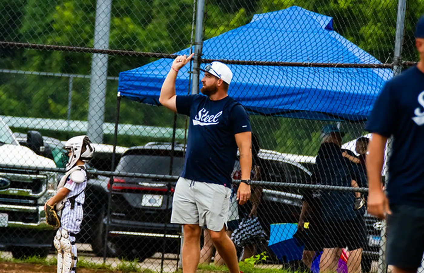 Missouri Steel coach on the field